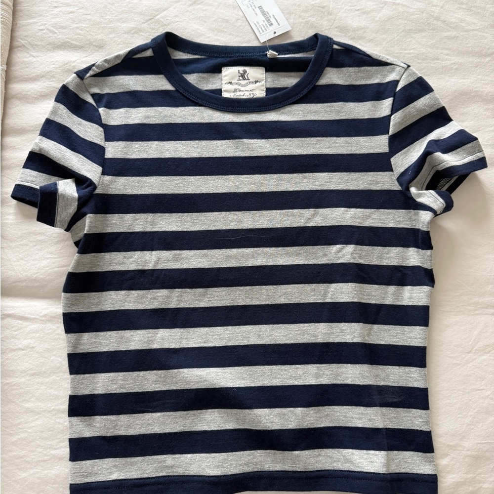 Denimist Striped Baby Tee NWT Size XS